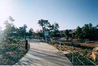 Walkway to the GC Vistor's Center.