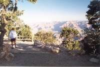 Ron at the top of the Kaibab Trail.