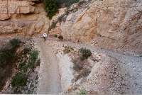 Ron near the end of the upper switchbacks.