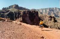 On the trail in the inner gorge.