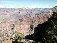 Yavapai Pt - View of O'Neill Butte and sections of the South Kaibab Trail.