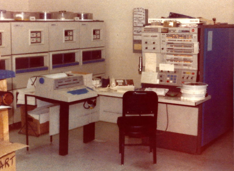 My first programming job at Computer Graphics and the IBM/360 Mainframe