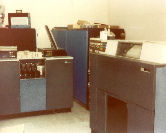 CG Computer Room McDowell - Card Reader/Punch and 1403 Printer