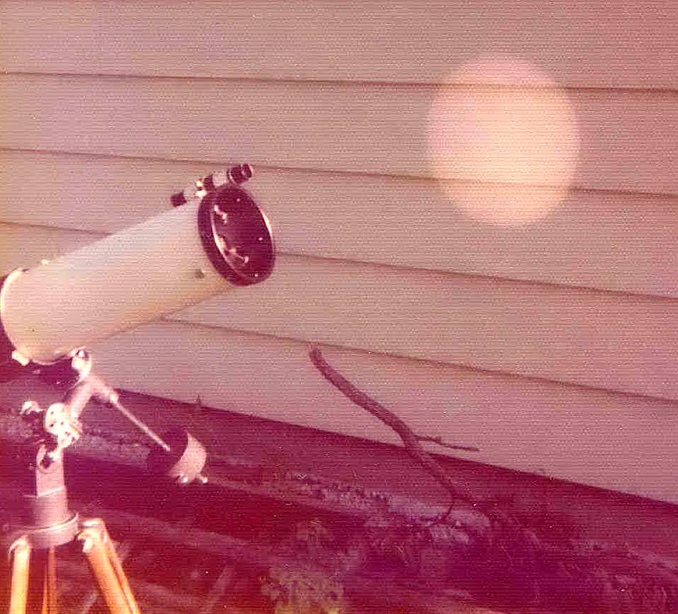Sun projection on a wall. Milwaukee Astronomical Society image.