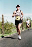 Megan Hottman at mile 25. - No large picture available.