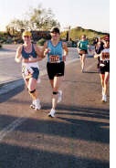 Julie and Nicole at 6 miles. - No large picture available.